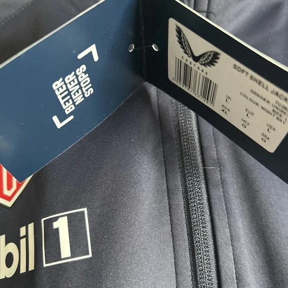Red Bull Racing F1 2023 Team Soft Shell Jacket L- NEW! - Picture 9 of 9